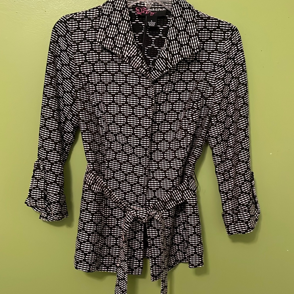 Euc Peck & Peck Geometric Jacket